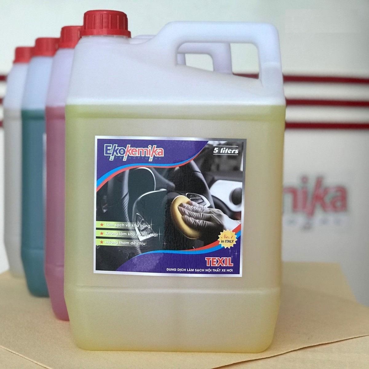 Dung Dịch Làm Sạch Ghế Da, Nội Thất Xe Texil 5 Lít