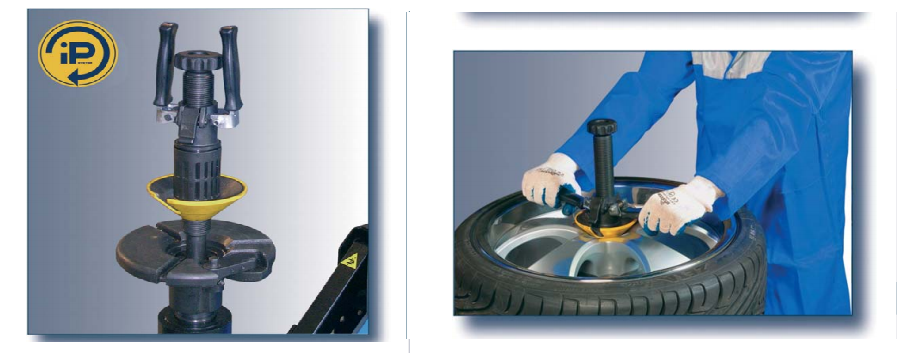 Máy ra vô lốp không dùng lơ via