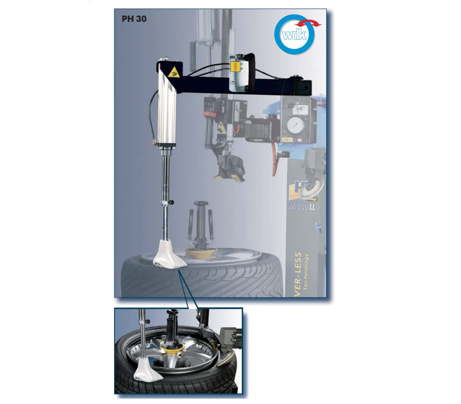 Thiết bị tháo lắp lốp ô tô tự động