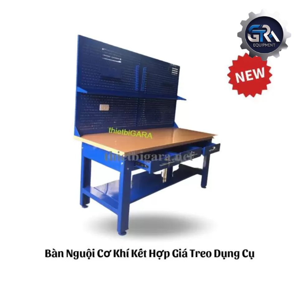 Bàn Nguội Cơ Khí Kết Hợp Giá Treo Dụng Cụ