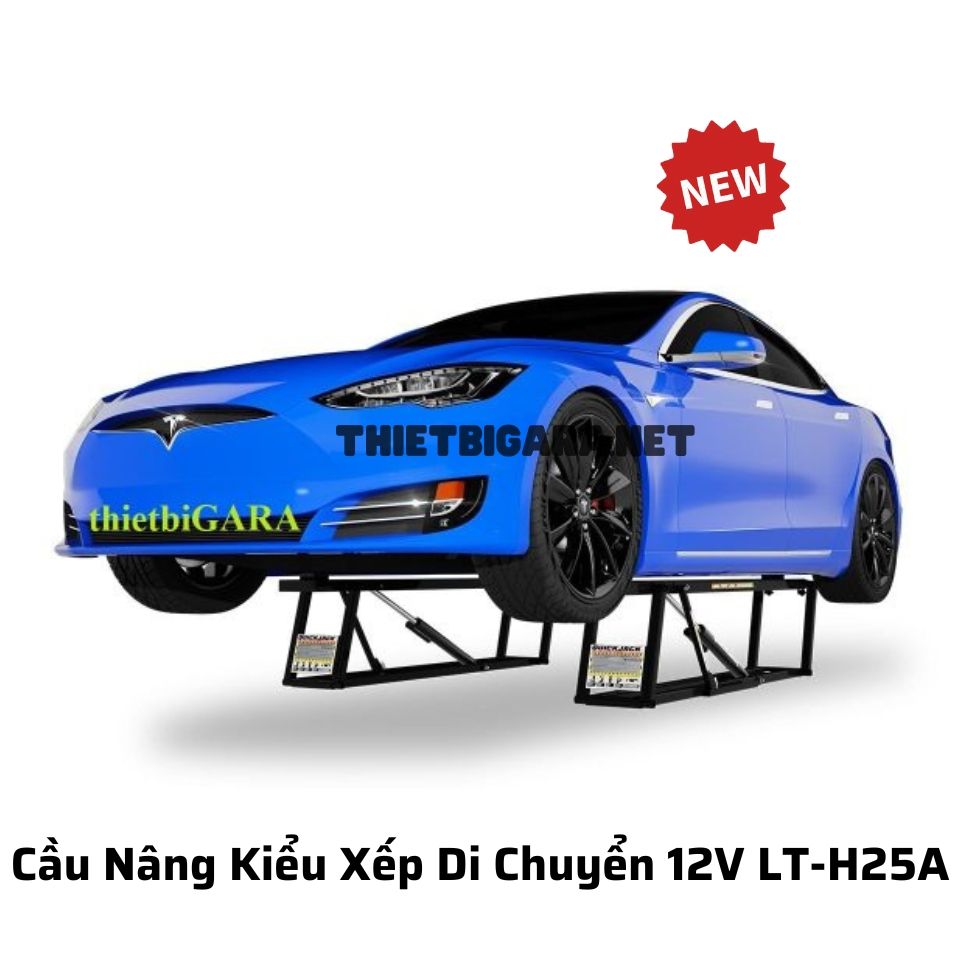 Cầu Nâng Kiểu Xếp Di Chuyển 12V LT-H25A