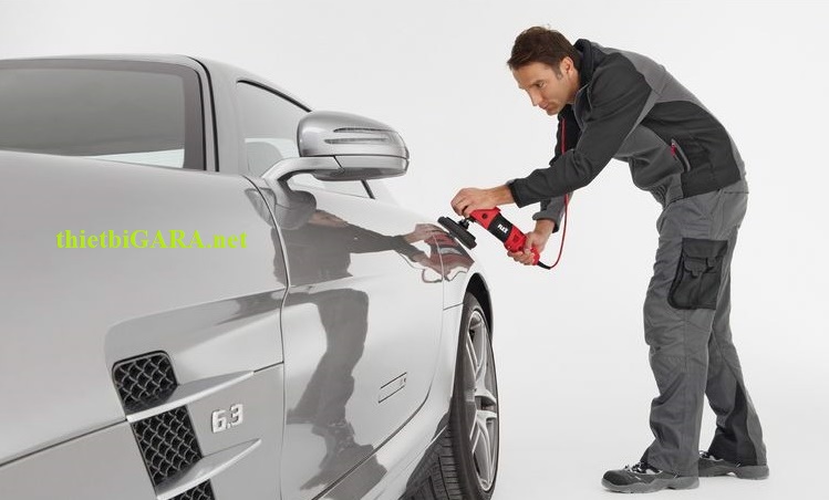 Máy đánh bóng sơn bằng long cừu Ken 180mm