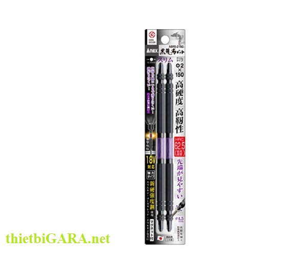 Mũi vặn vít 2 đầu có từ tính (+)2 x 150mm ABRS-2150