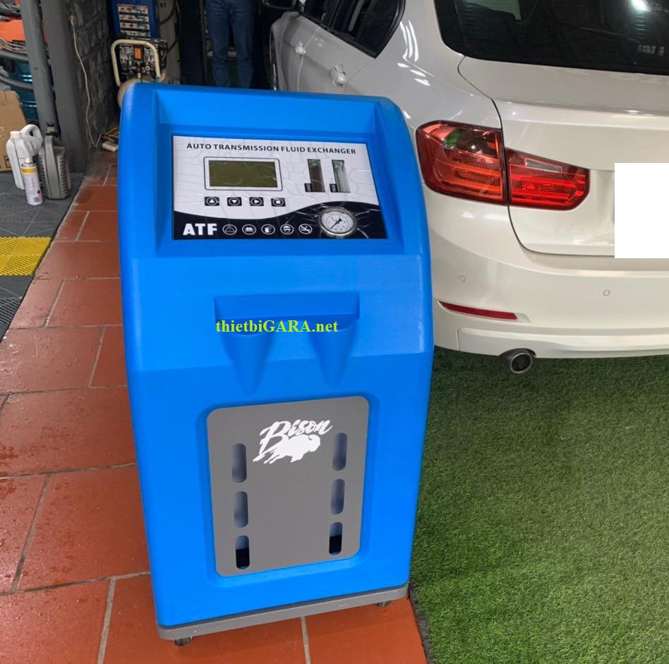 Máy thay dầu hộp số tựu động cho xe có két sinh hàn