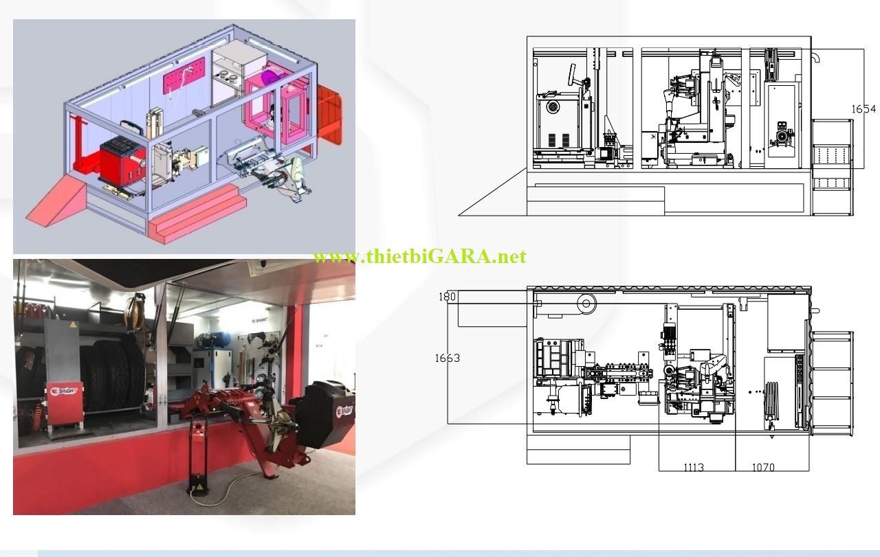Hướng dẫn tháo lắp lốp lưu động