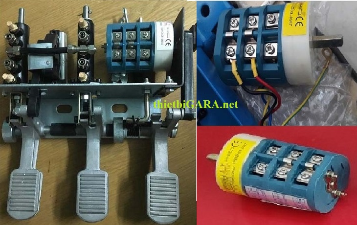 Cục đảo chiều máy ra vào lốp xe