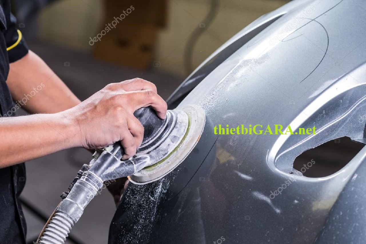 Máy chà nhám sơn ô tô
