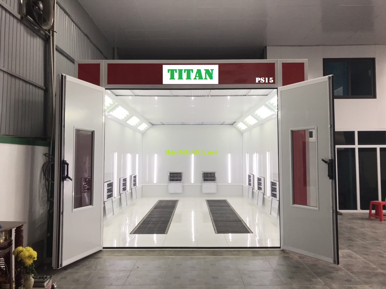 Phòng sấy sơn hồng ngoại