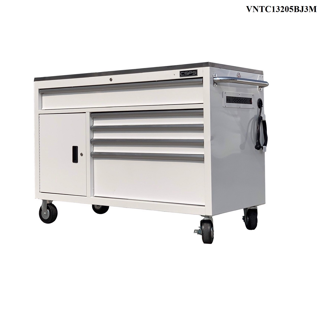 Tủ dụng cụ CSPS 132cm - 05 hộc kéo màu trắng
