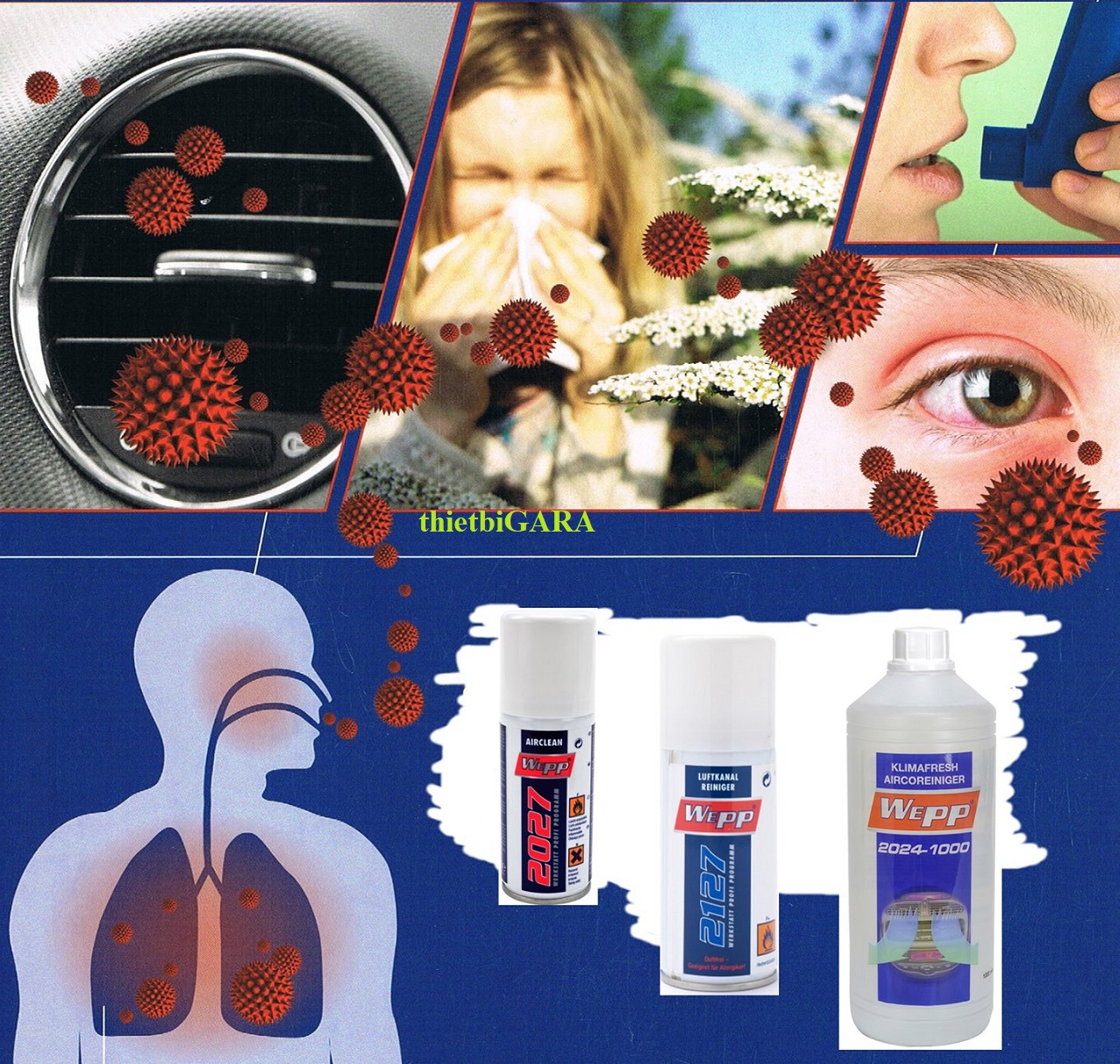 dung dịch vệ sinh điều hòa wepp