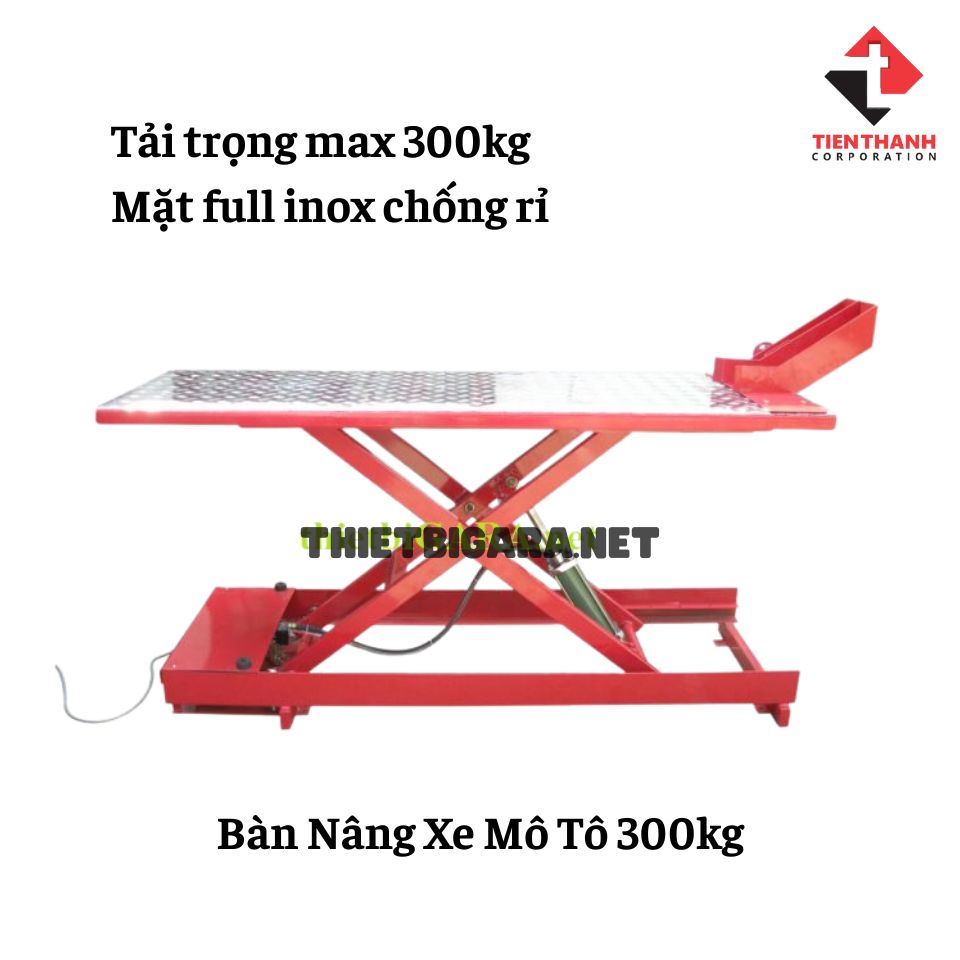 Bàn Nâng Xe Mô Tô 300kg