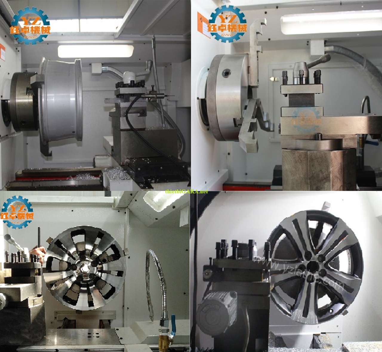 Máy phay mâm ô tô