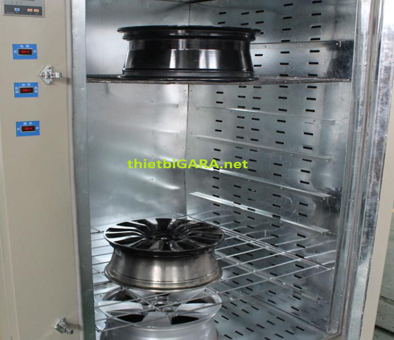 Buồng sấy sơn mâm xe