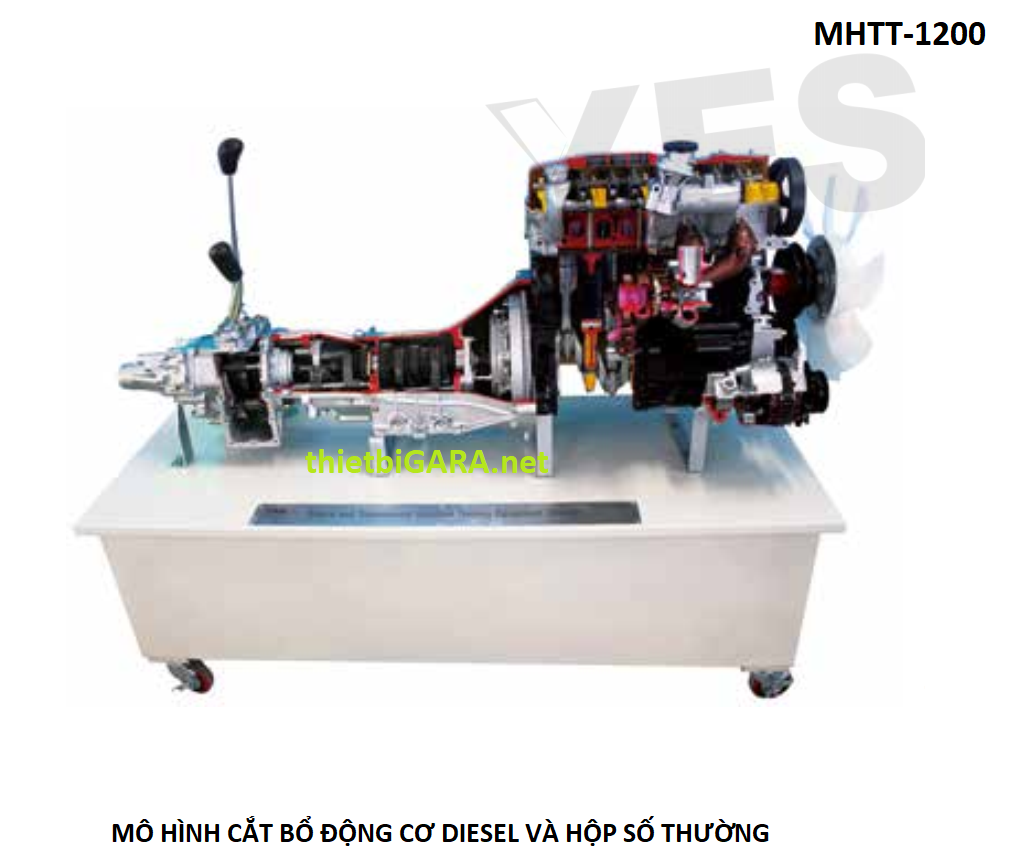 Mô hình cắt bổ động cơ