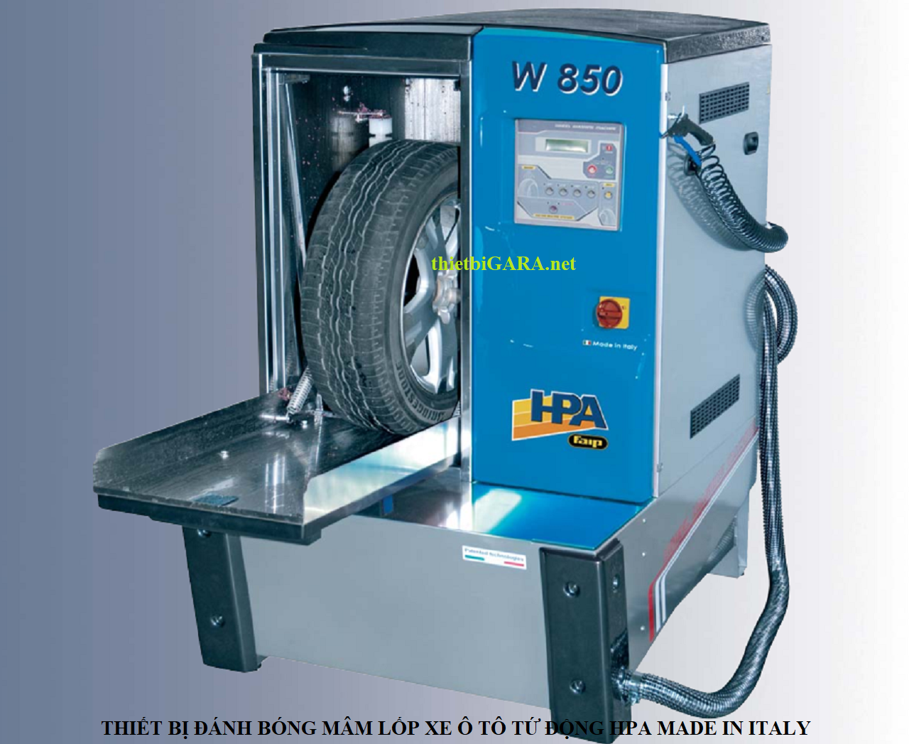 thiết bị đánh bóng mâm lốp xe tự động