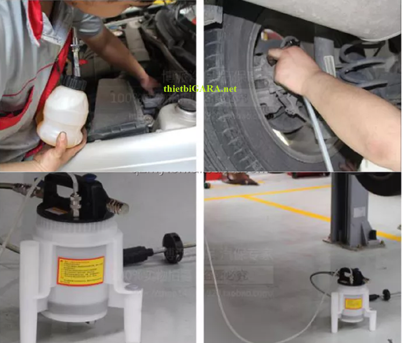 Bình hút và xả gió dầu thắng ô tô