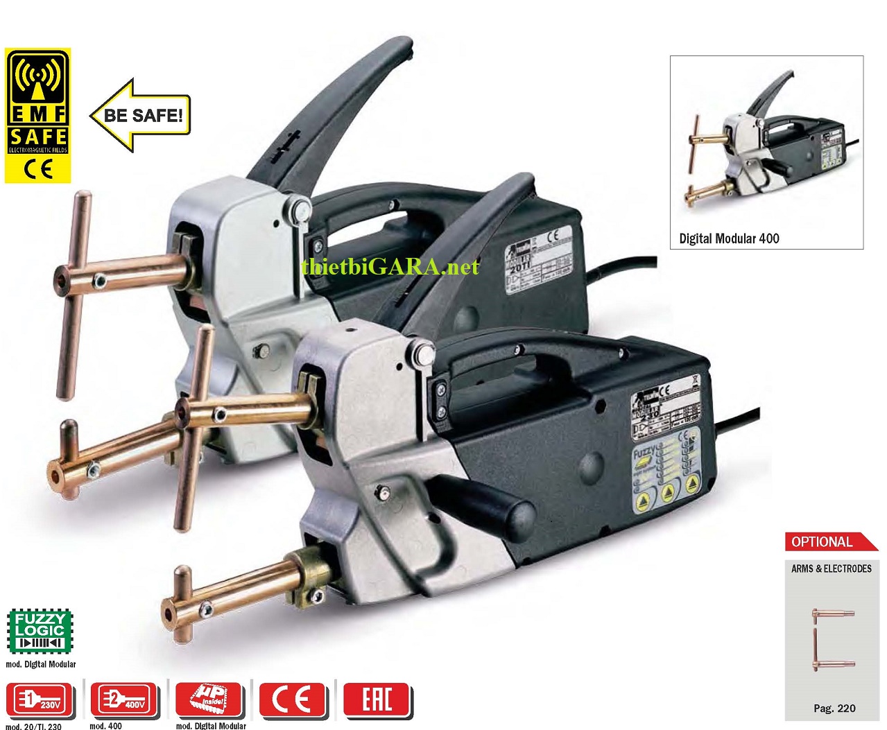 Máy hàn bấm cầm tay Telwin Italy