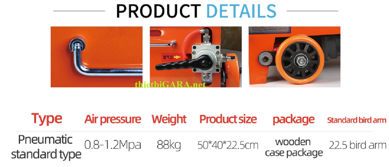 Máy ra vào lốp xe tải lưu động