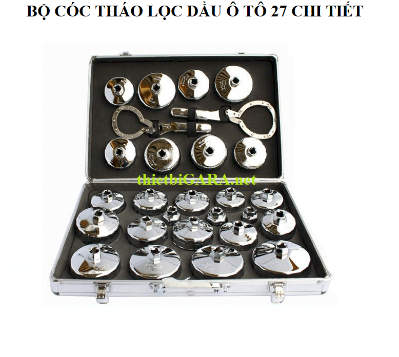 Bộ Cóc Tháo Lắp Lọc Dầu Ô Tô 27 Chi Tiết