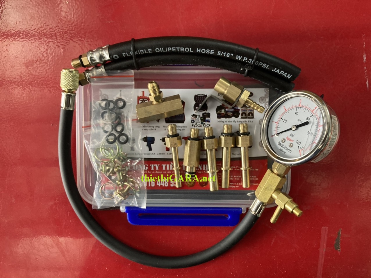 Đồng Hồ Đo Áp Suất Bơm Xăng Xe Máy