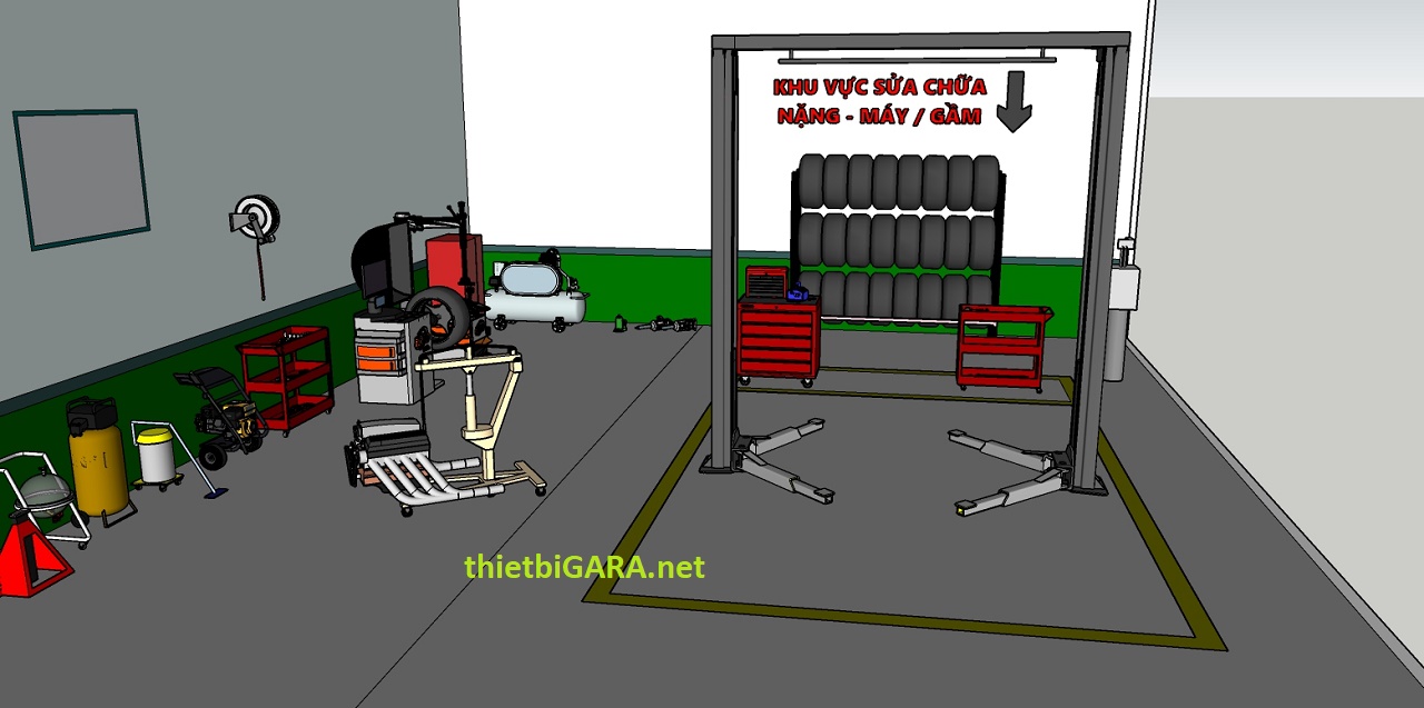 thiết kế gara ô tô