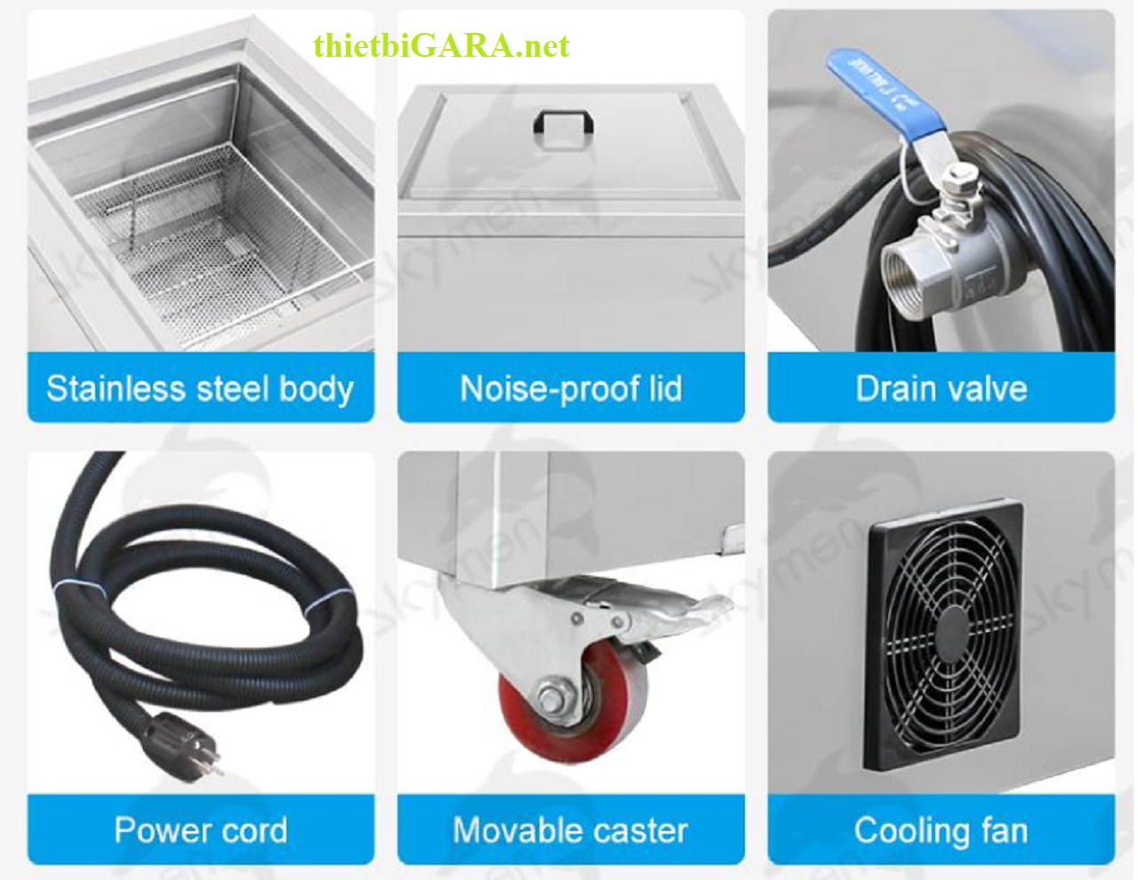 Bệ siêu âm tẩy rửa Skymen