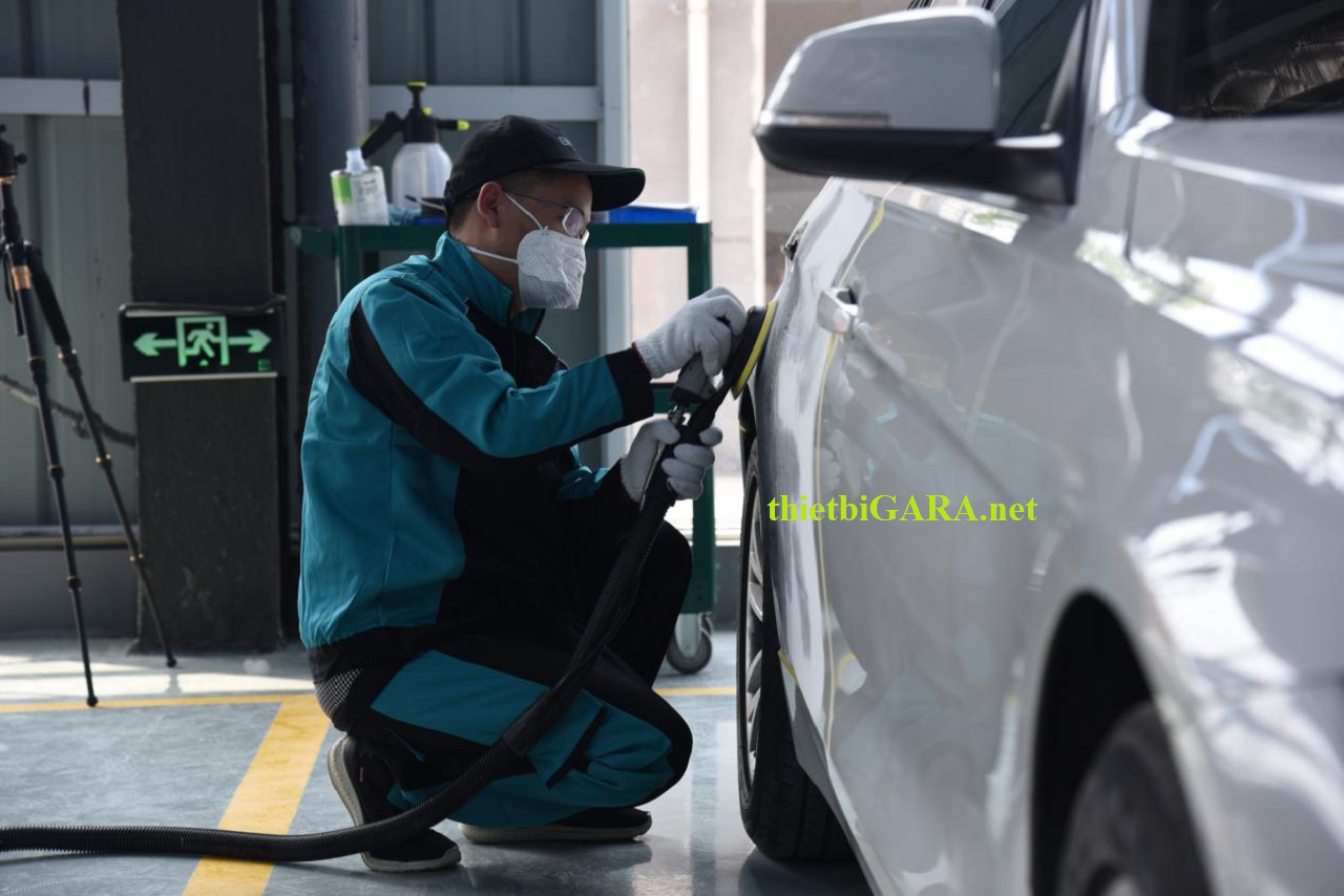 Hệ thống hút bụi chà sơn trung tâm