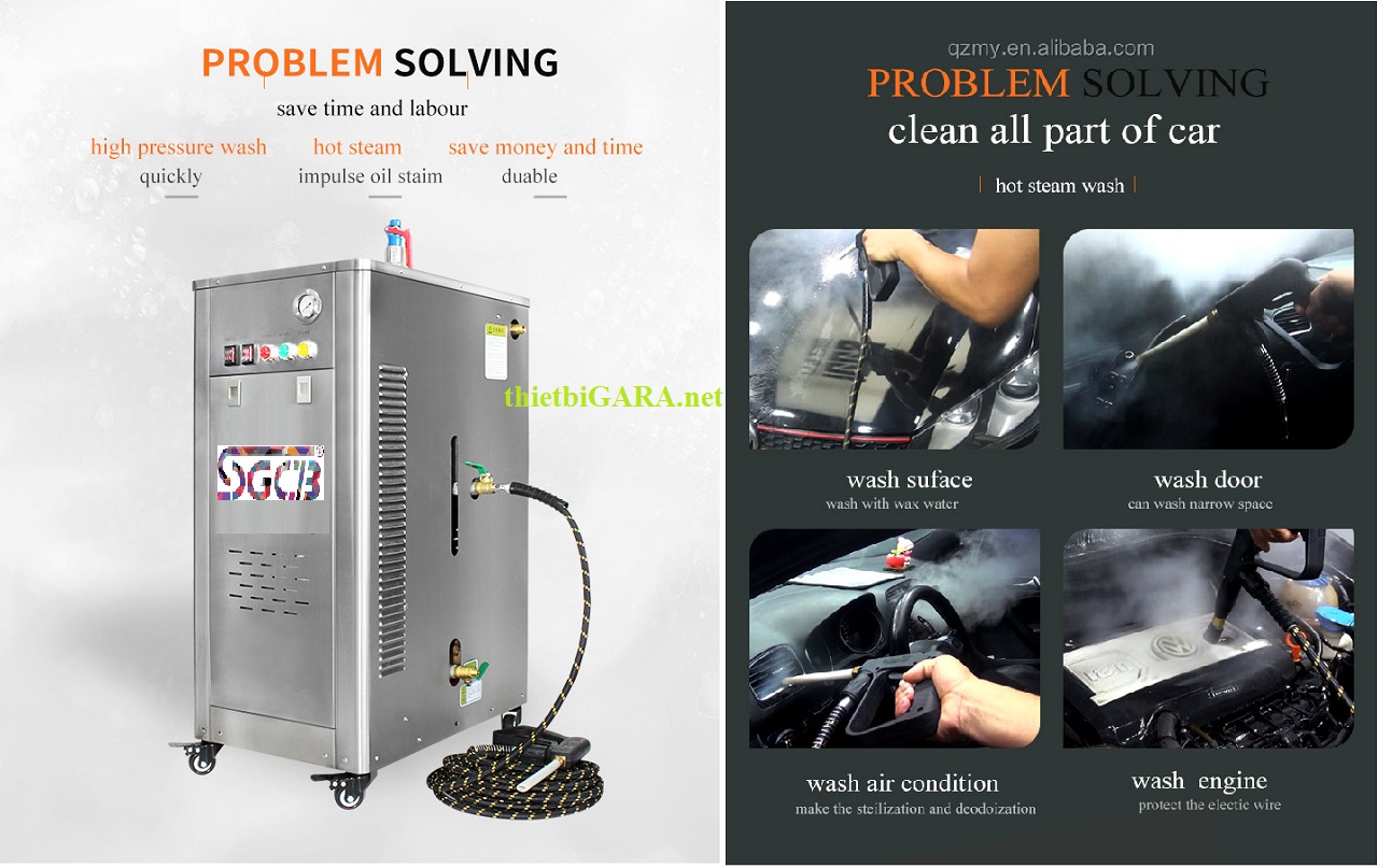 Máy rửa xe hơi nước nóng