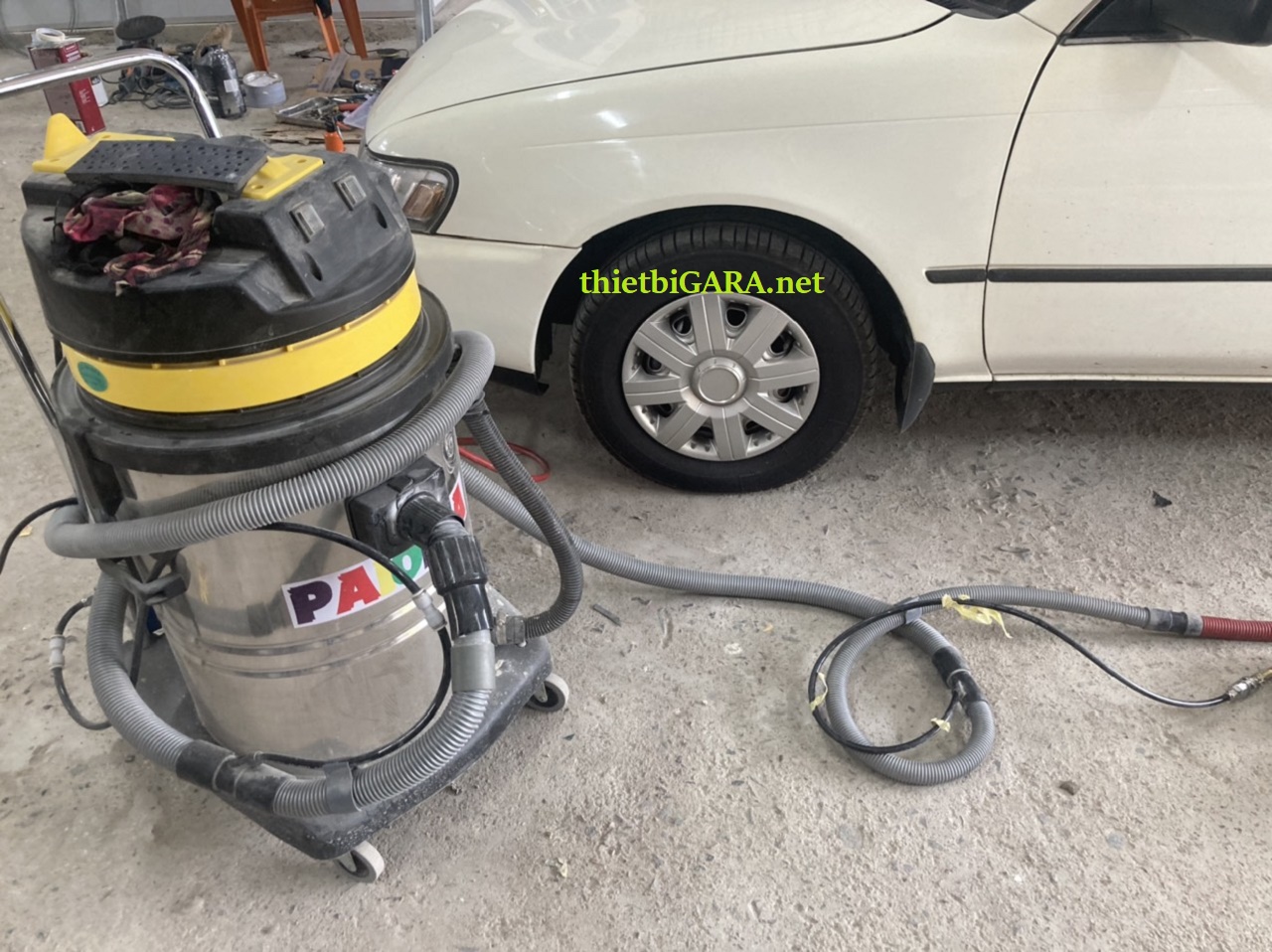 Máy hút bụi chà ma tít kết hợp