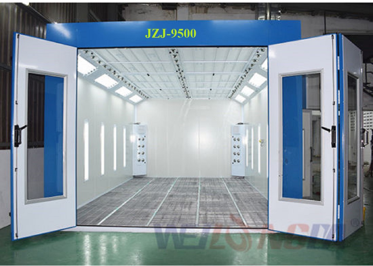 Phòng sơn sấy góc nước thổi hơi nóng JZJ-9500