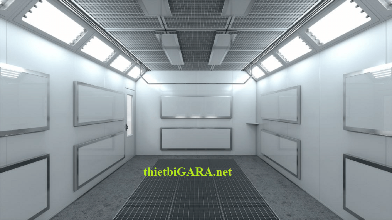 Phòng sơn sấy cho sơn góc nước bức xạ nhiệt Endothermic