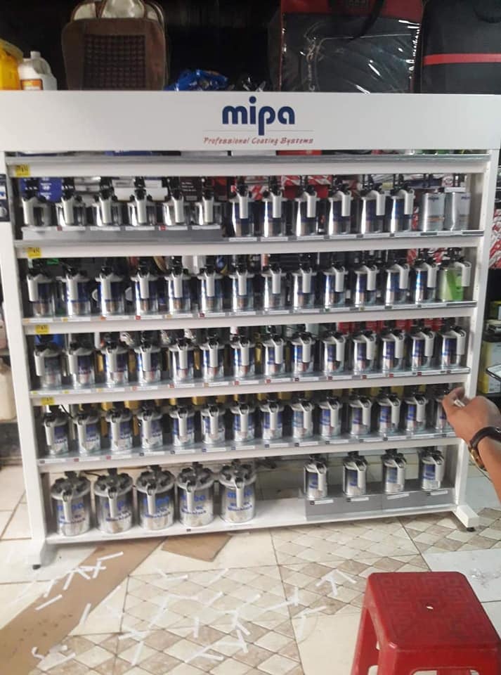 dàn pha sơn ô tô mipa
