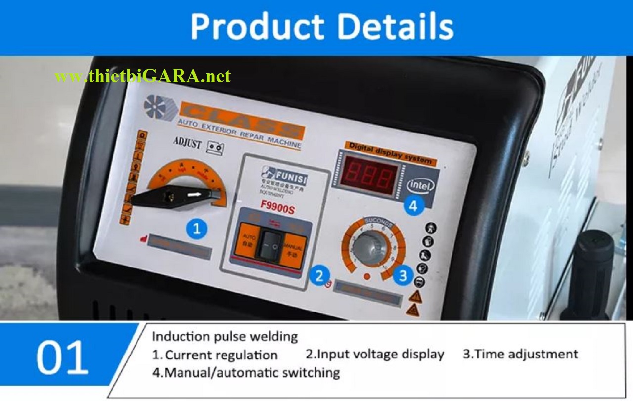 Máy hàn rút tôn 6800A Funisi F9900S