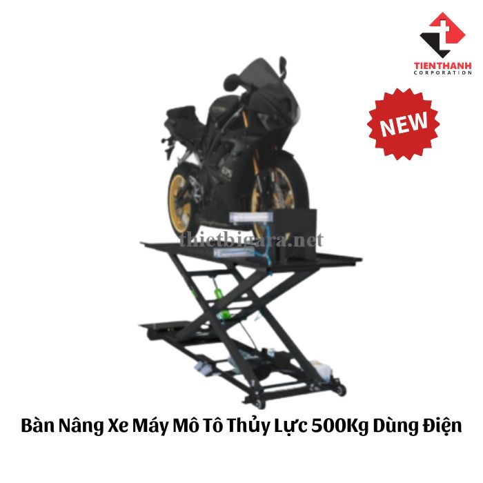 Bàn Nâng Xe Máy Mô Tô Thủy Lực 500Kg Dùng Điện (1)