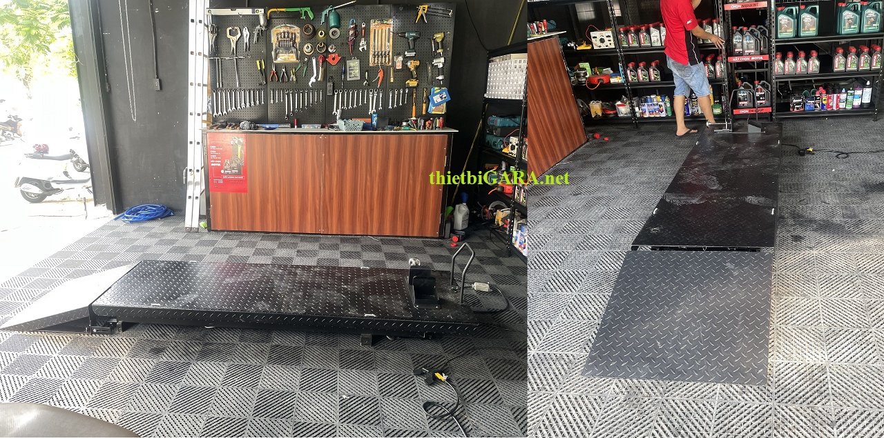 bàn nâng xe máy phân khối lớn xe mô tô