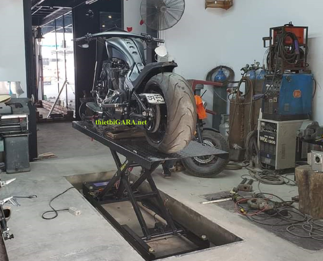 Bàn nâng xe mô tô 500kg