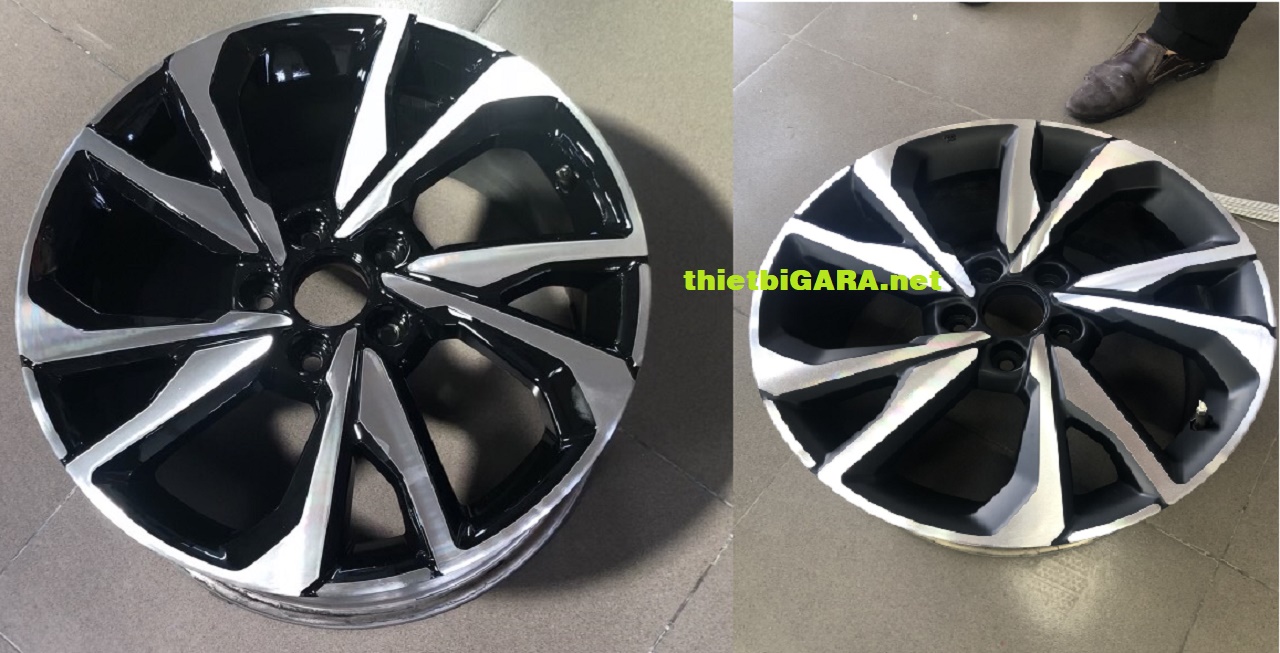 Máy láng mặt mâm ô tô bằng mũi kim cương