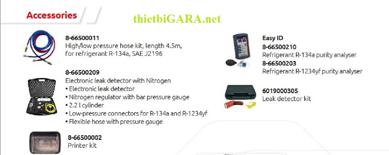 Máy nạp ga điều hòa ô tô R 1234