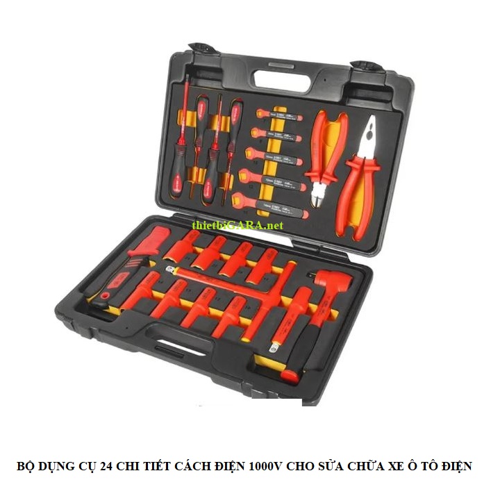 Bộ dụng cụ sửa chữa cho Toyota Hybrid cách điện 1000V 1/2″
