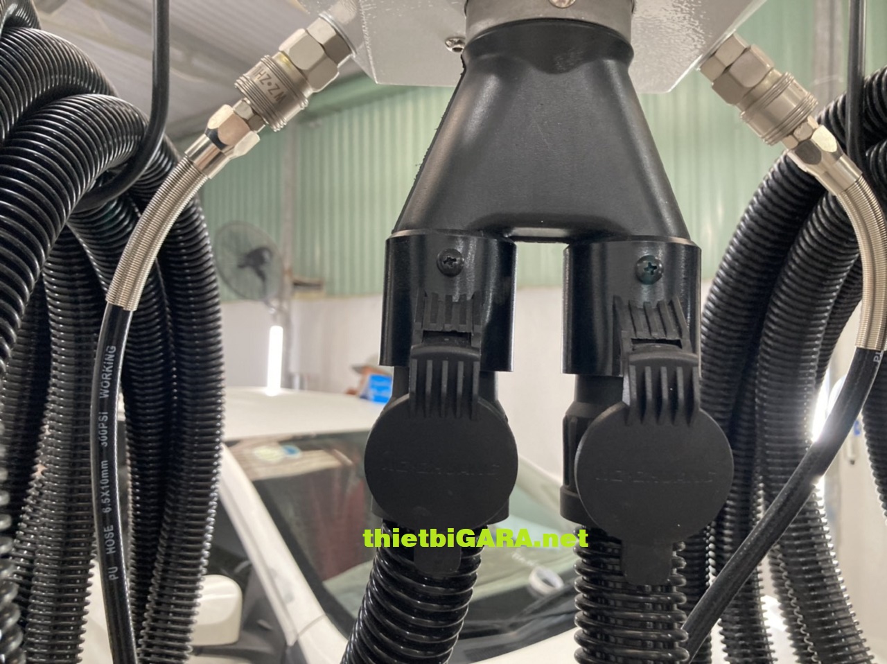 Thiết bị hút bụi trung tâm cho xưỡng đồng sơn ô tô