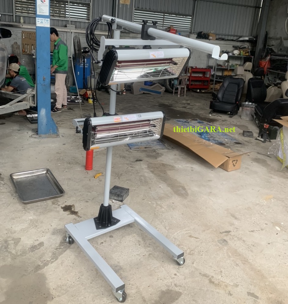 đèn sấy sơn hồng ngoại 2 bóng