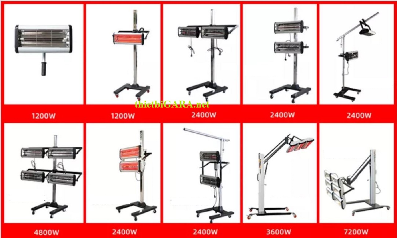 Đèn sấy sơn ô tô hồng ngoại Funisi