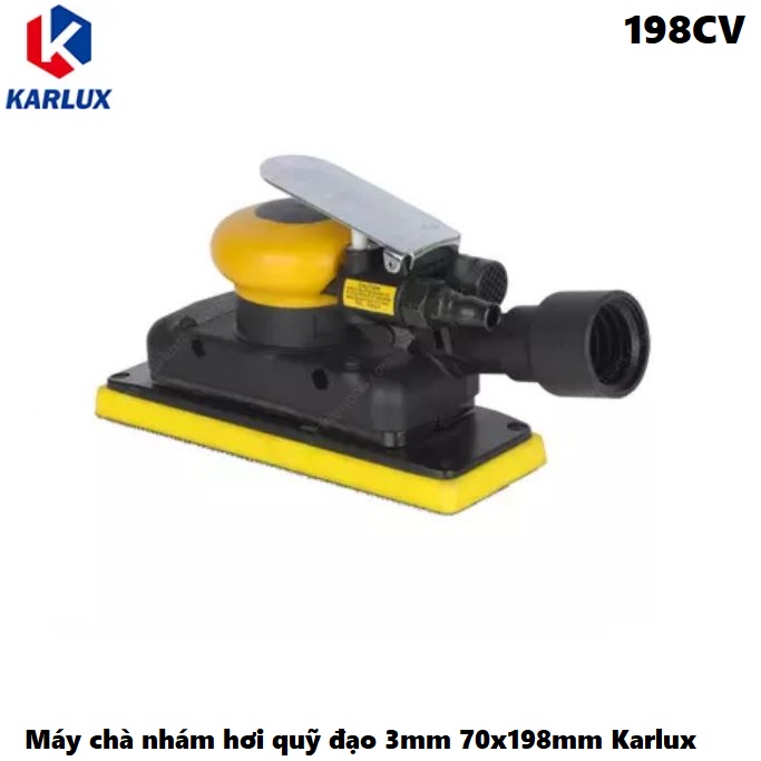 Máy Chà Nhám Khô Khí Nén Chữ Nhật Karlux 198CV