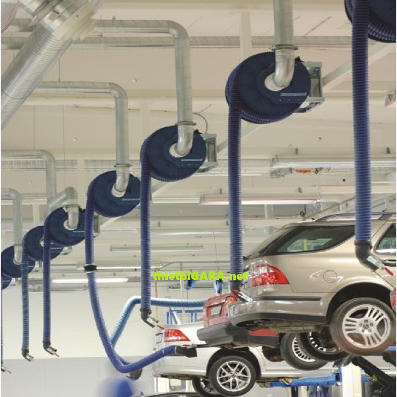 Ống hút thu hồi khói xả động cơ ô tô