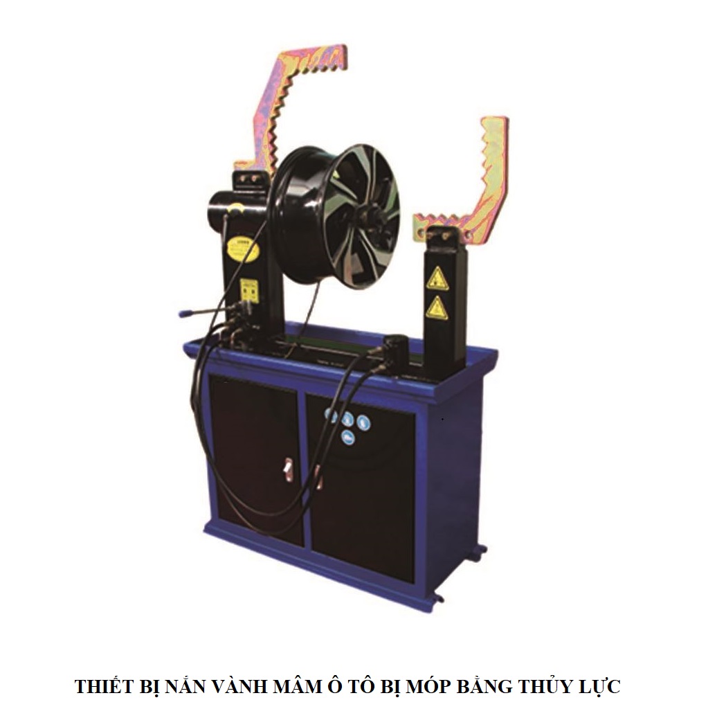 Máy nắn vành mâm ô tô bị móp