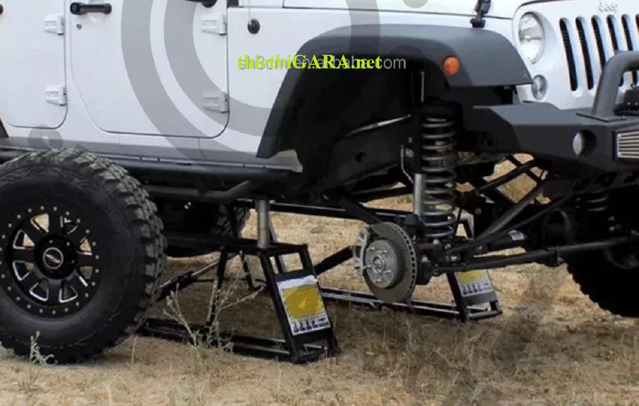 Cầu nâng cắt kéo di động