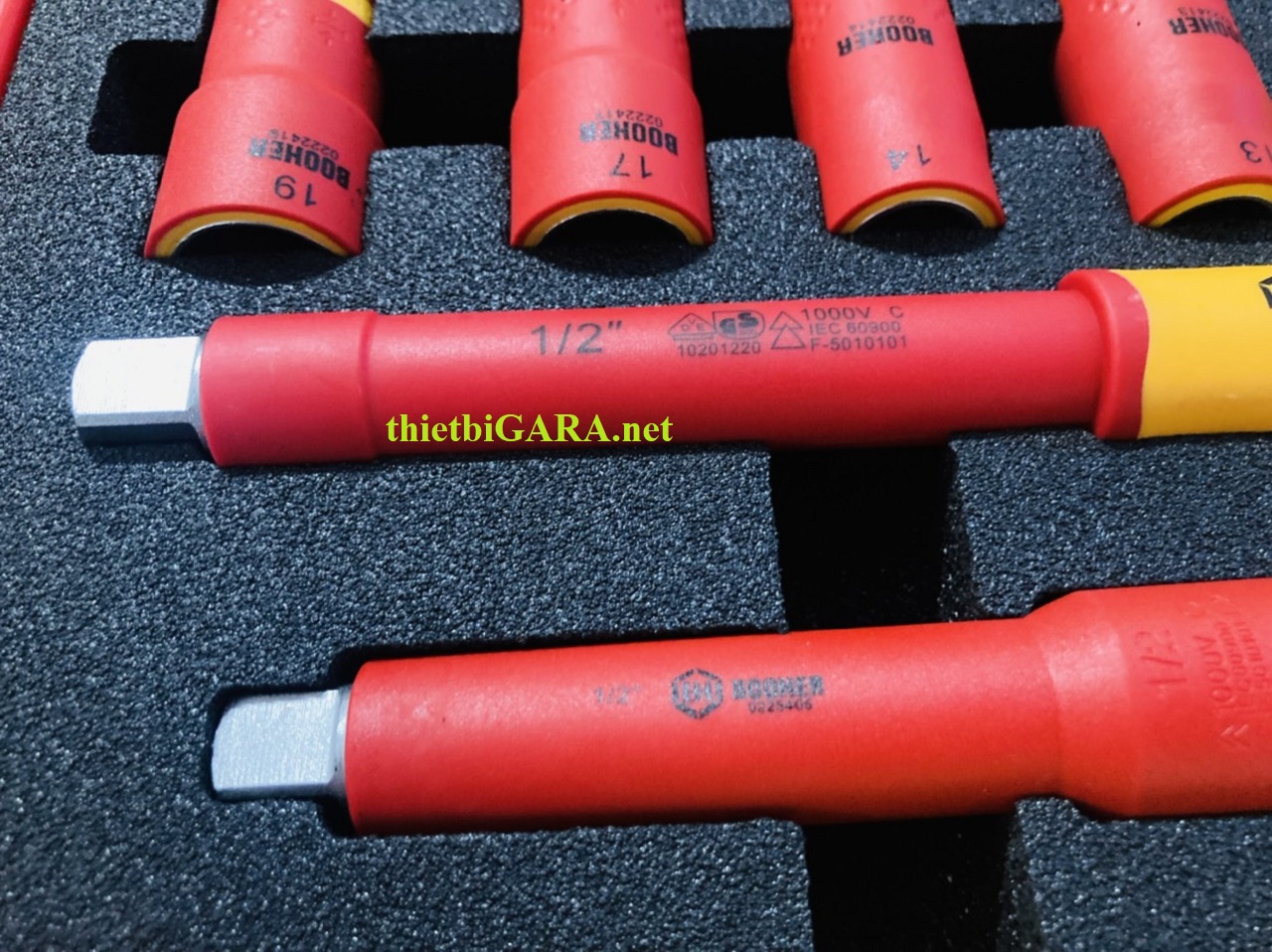 Bộ dụng cụ sửa chữa xe điện 1000V 24 chi tiết Booher