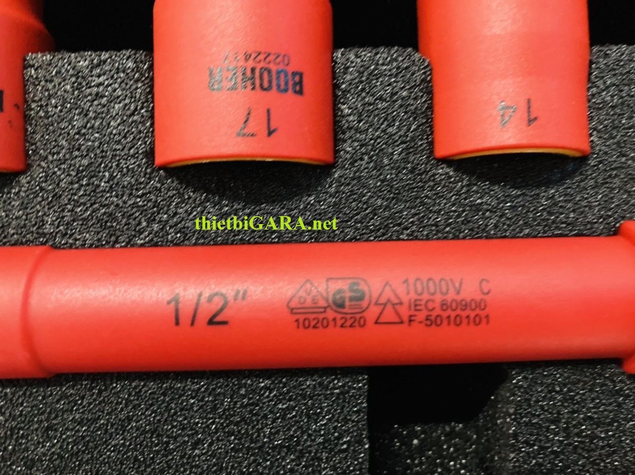 Bộ dụng cụ sửa chữa xe điện 1000V 24 chi tiết Booher