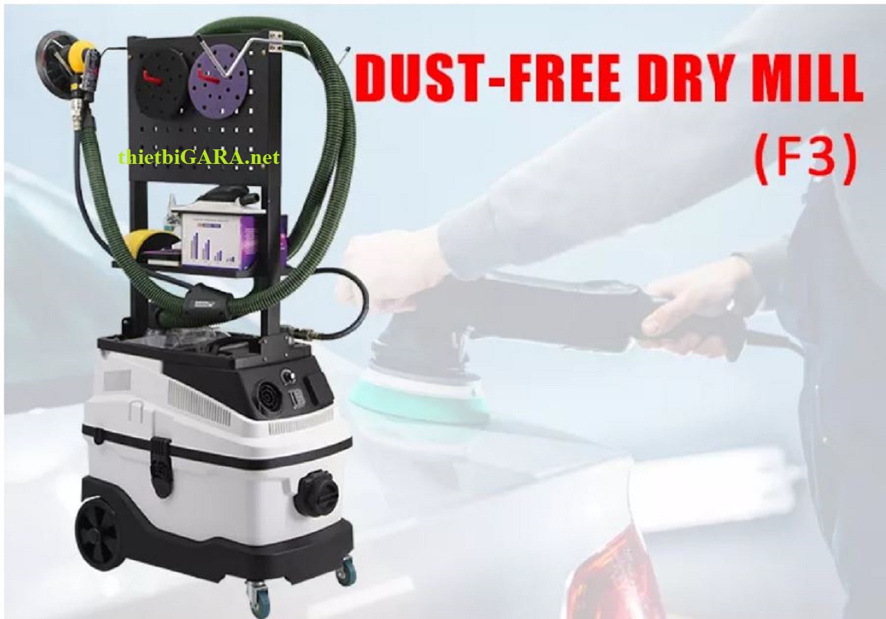 Máy hút bụi chà matit khô di động Funisi F3