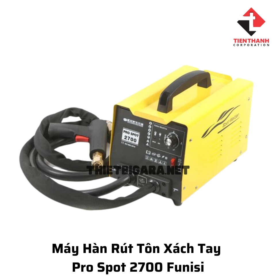Máy Hàn Rút Tôn Xách Tay Pro Spot 2700 Funisi